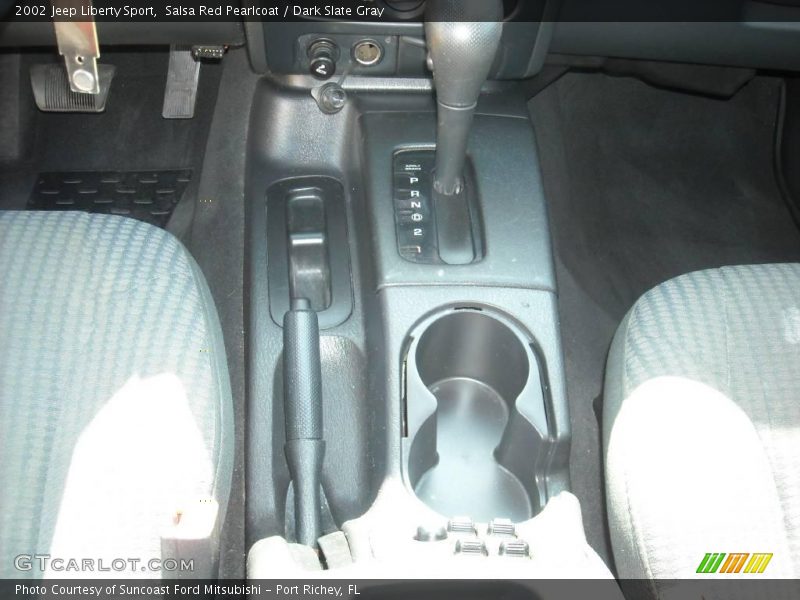Salsa Red Pearlcoat / Dark Slate Gray 2002 Jeep Liberty Sport