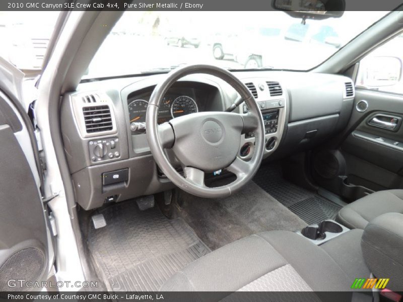 Pure Silver Metallic / Ebony 2010 GMC Canyon SLE Crew Cab 4x4
