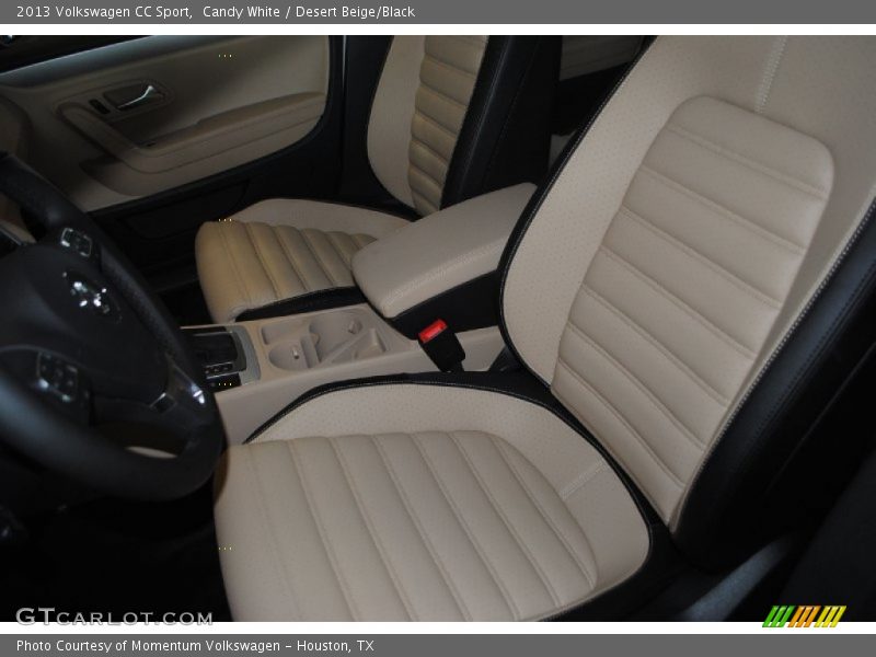Candy White / Desert Beige/Black 2013 Volkswagen CC Sport