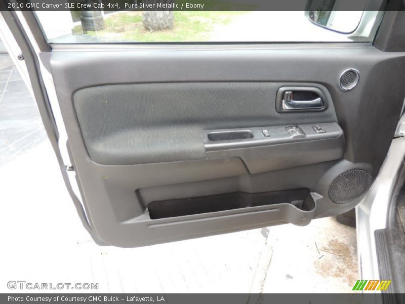 Pure Silver Metallic / Ebony 2010 GMC Canyon SLE Crew Cab 4x4