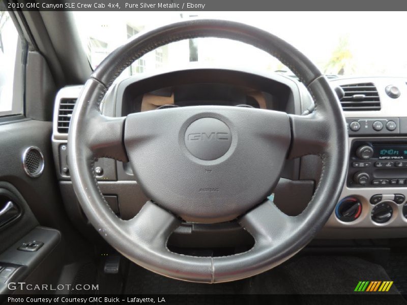 Pure Silver Metallic / Ebony 2010 GMC Canyon SLE Crew Cab 4x4