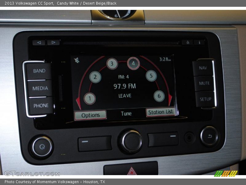 Candy White / Desert Beige/Black 2013 Volkswagen CC Sport