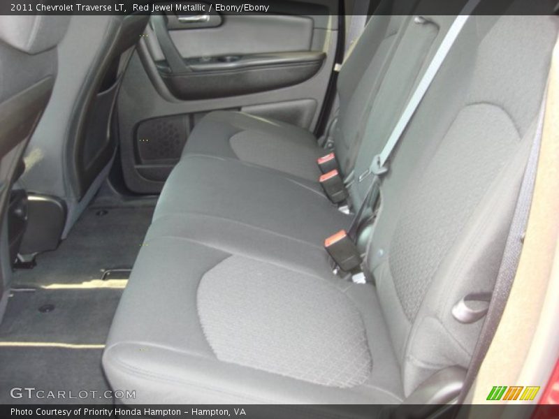 Red Jewel Metallic / Ebony/Ebony 2011 Chevrolet Traverse LT