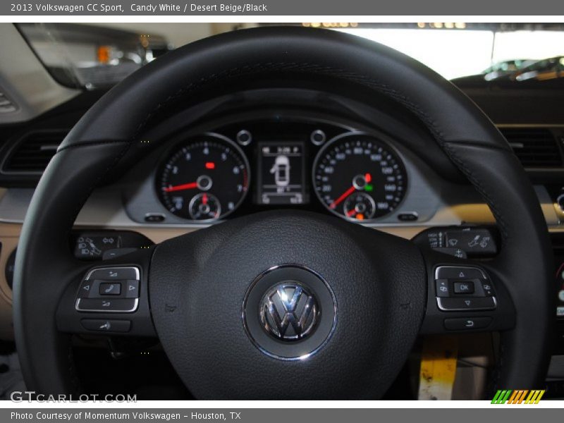 Candy White / Desert Beige/Black 2013 Volkswagen CC Sport