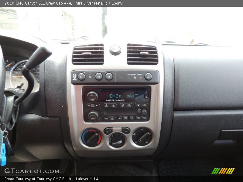 Pure Silver Metallic / Ebony 2010 GMC Canyon SLE Crew Cab 4x4