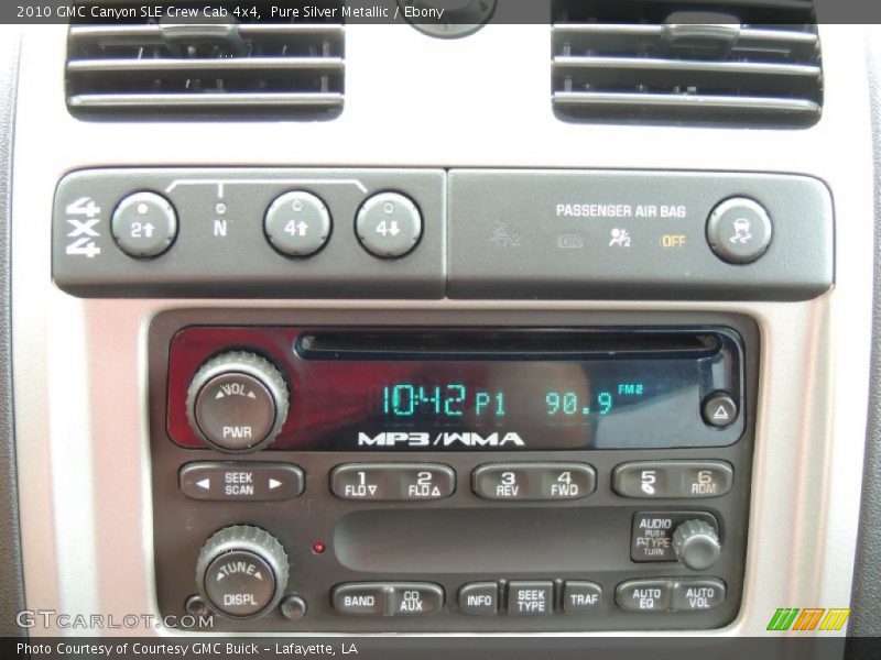 Pure Silver Metallic / Ebony 2010 GMC Canyon SLE Crew Cab 4x4