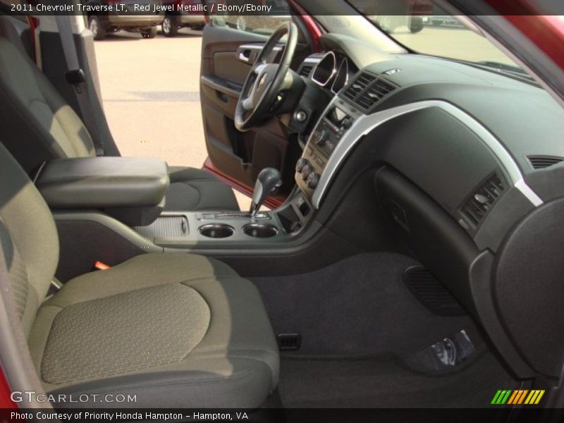 Red Jewel Metallic / Ebony/Ebony 2011 Chevrolet Traverse LT