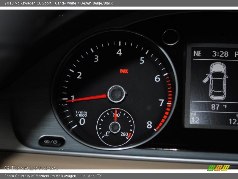 Candy White / Desert Beige/Black 2013 Volkswagen CC Sport