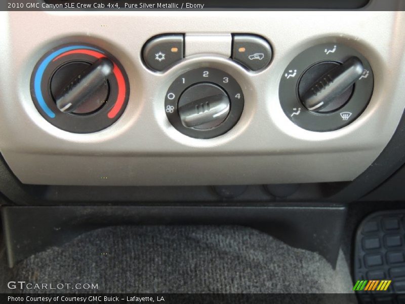 Pure Silver Metallic / Ebony 2010 GMC Canyon SLE Crew Cab 4x4