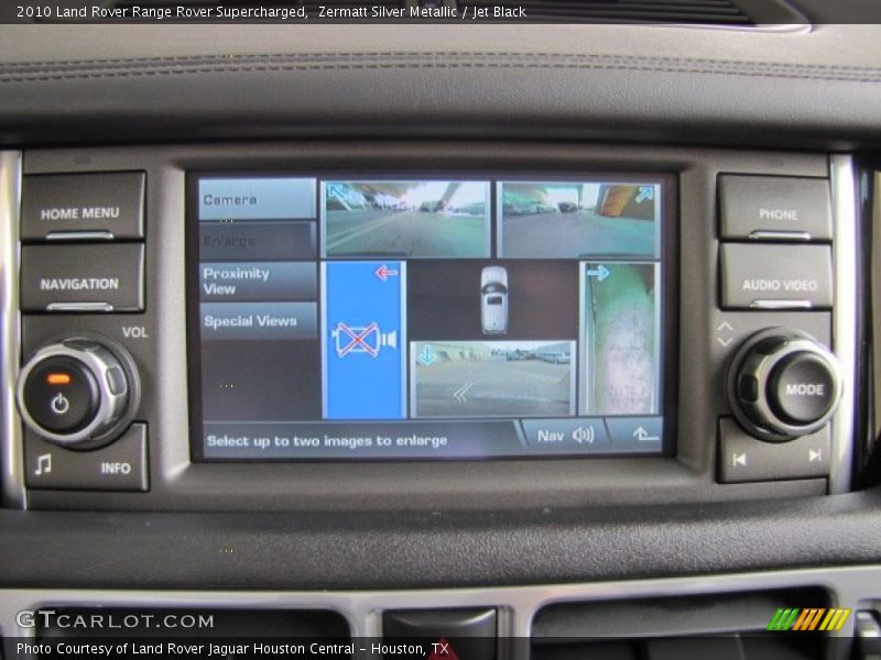 Zermatt Silver Metallic / Jet Black 2010 Land Rover Range Rover Supercharged