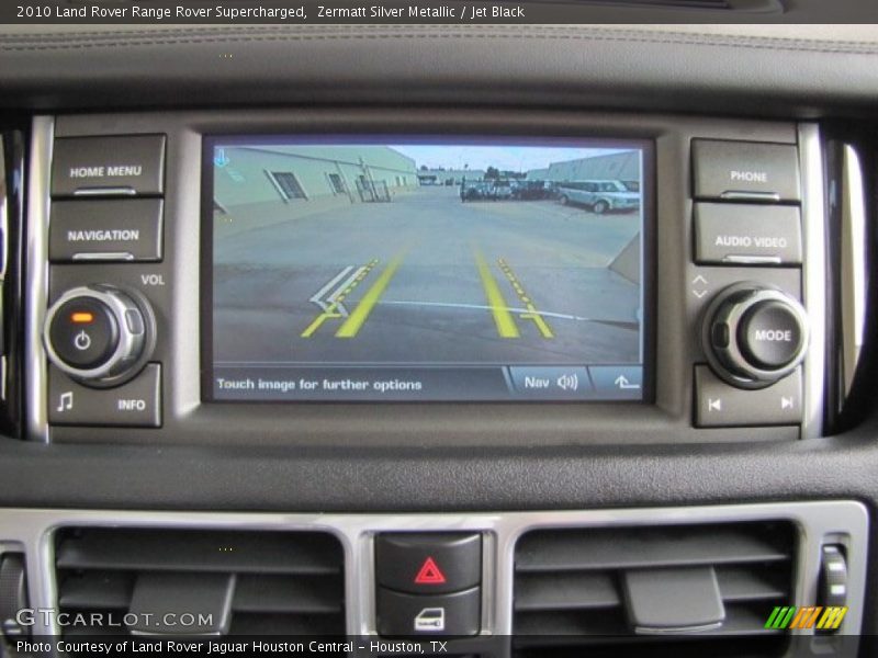 Zermatt Silver Metallic / Jet Black 2010 Land Rover Range Rover Supercharged