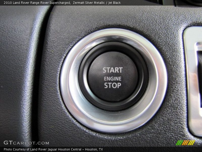 Zermatt Silver Metallic / Jet Black 2010 Land Rover Range Rover Supercharged