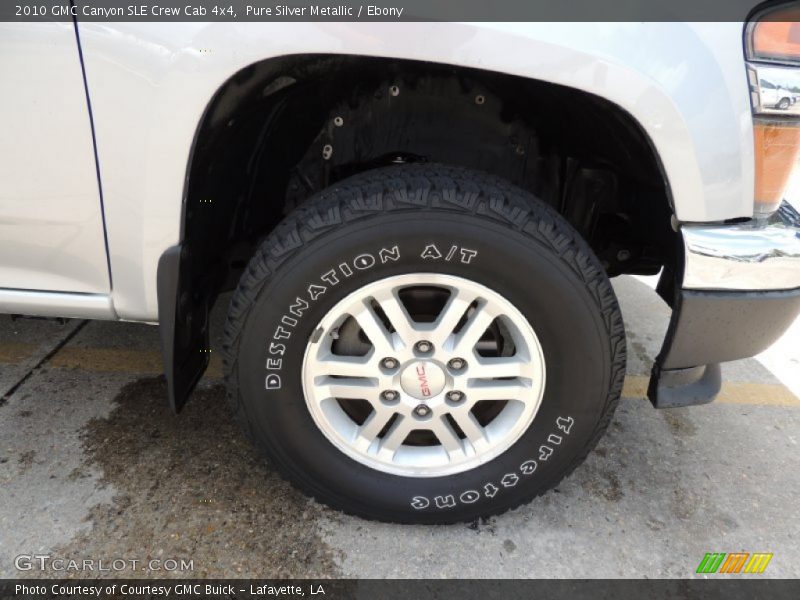 Pure Silver Metallic / Ebony 2010 GMC Canyon SLE Crew Cab 4x4