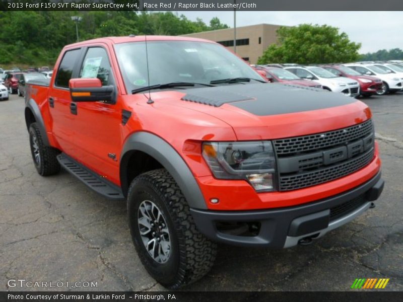 Front 3/4 View of 2013 F150 SVT Raptor SuperCrew 4x4