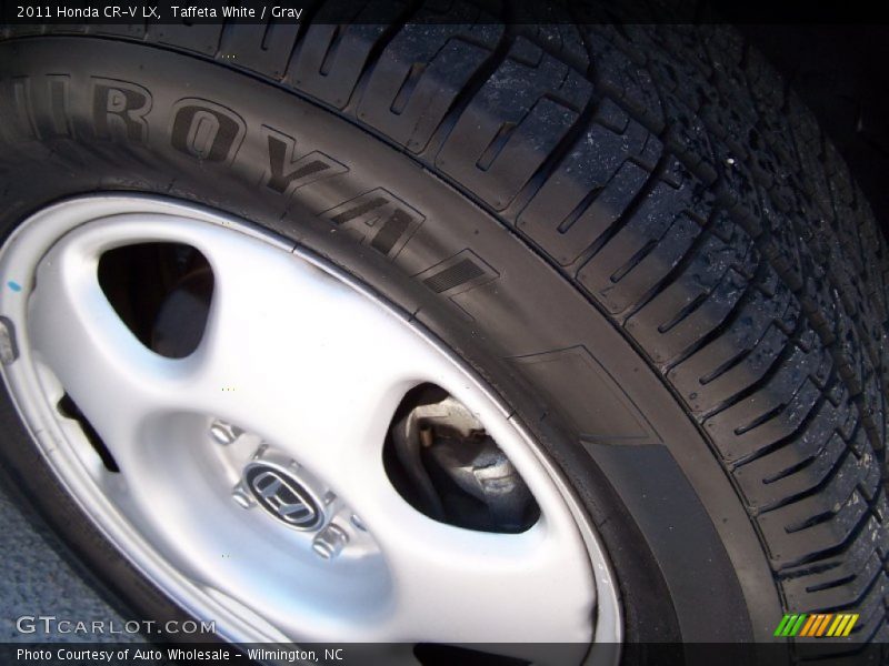 Taffeta White / Gray 2011 Honda CR-V LX