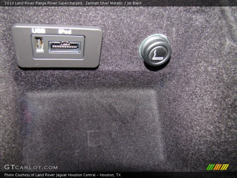 Zermatt Silver Metallic / Jet Black 2010 Land Rover Range Rover Supercharged