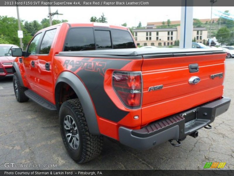 Race Red / Raptor Black Leather/Cloth 2013 Ford F150 SVT Raptor SuperCrew 4x4