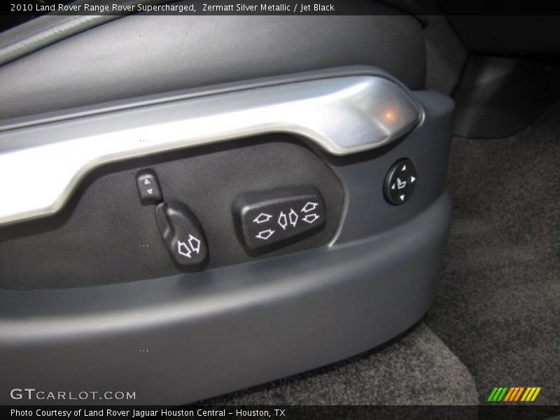 Zermatt Silver Metallic / Jet Black 2010 Land Rover Range Rover Supercharged