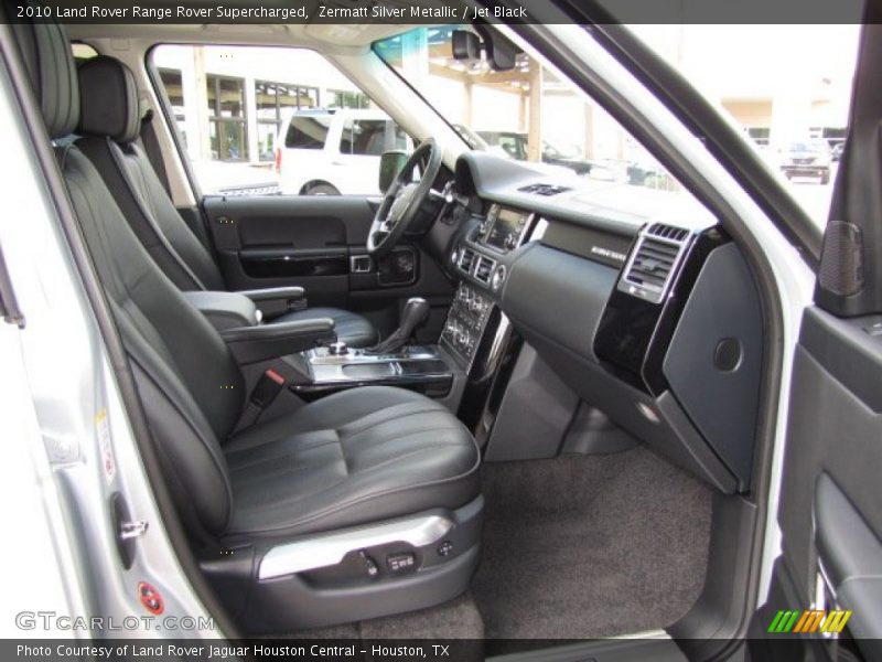 Zermatt Silver Metallic / Jet Black 2010 Land Rover Range Rover Supercharged