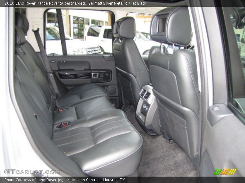 Zermatt Silver Metallic / Jet Black 2010 Land Rover Range Rover Supercharged