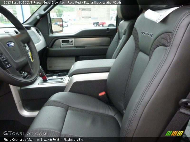 Front Seat of 2013 F150 SVT Raptor SuperCrew 4x4