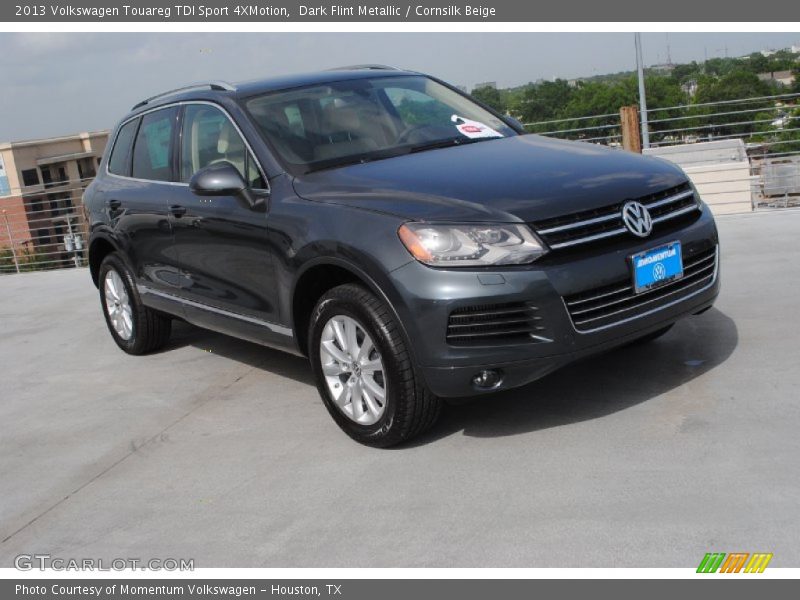Dark Flint Metallic / Cornsilk Beige 2013 Volkswagen Touareg TDI Sport 4XMotion