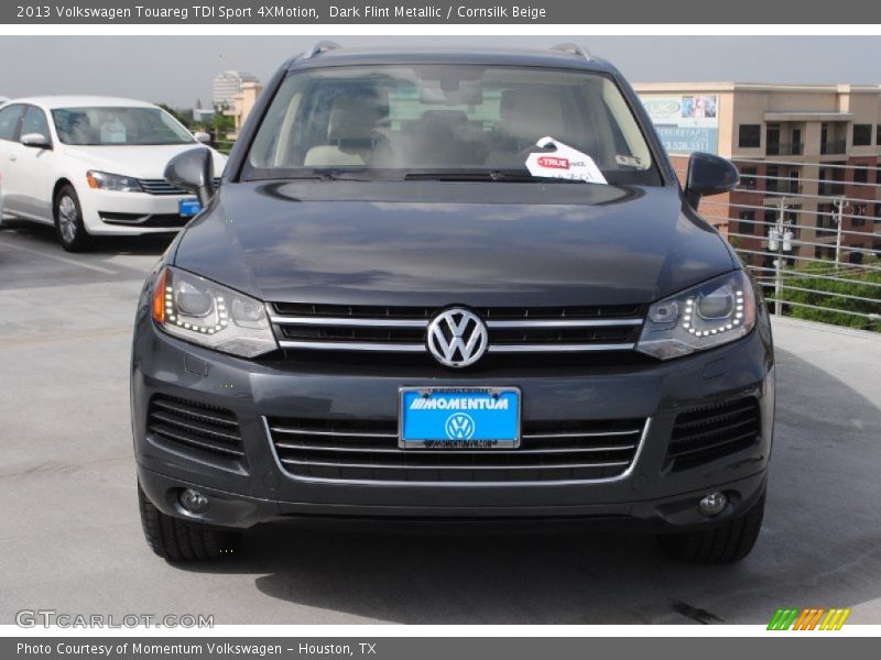 Dark Flint Metallic / Cornsilk Beige 2013 Volkswagen Touareg TDI Sport 4XMotion