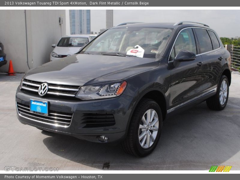 Dark Flint Metallic / Cornsilk Beige 2013 Volkswagen Touareg TDI Sport 4XMotion