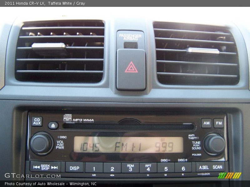 Taffeta White / Gray 2011 Honda CR-V LX