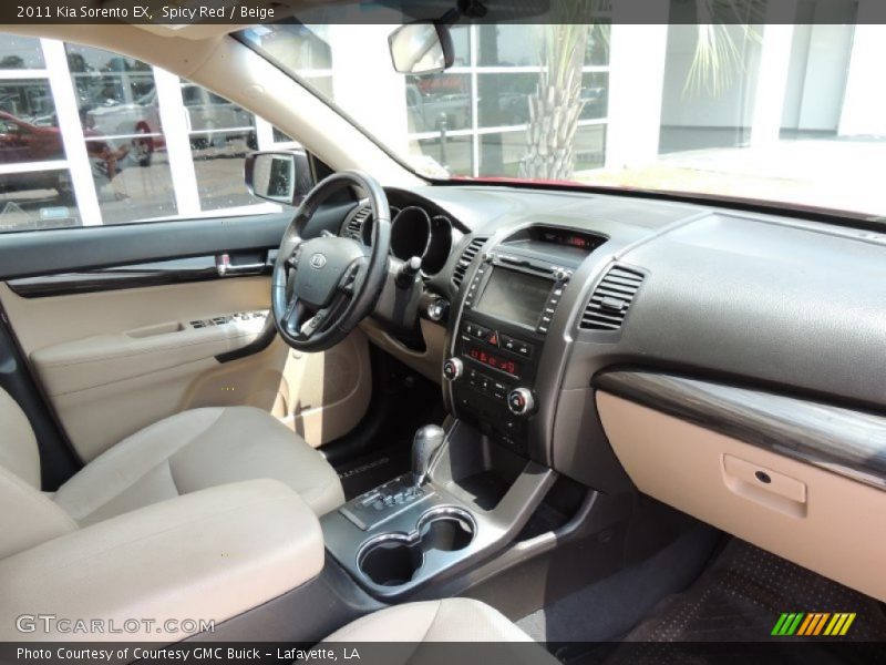 Spicy Red / Beige 2011 Kia Sorento EX