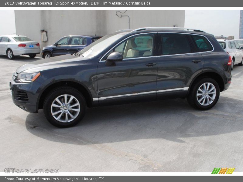 Dark Flint Metallic / Cornsilk Beige 2013 Volkswagen Touareg TDI Sport 4XMotion