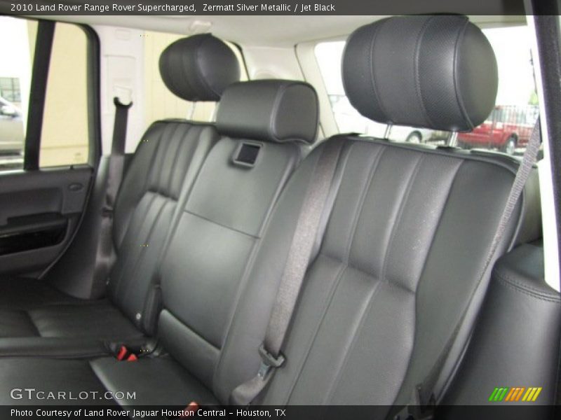 Zermatt Silver Metallic / Jet Black 2010 Land Rover Range Rover Supercharged
