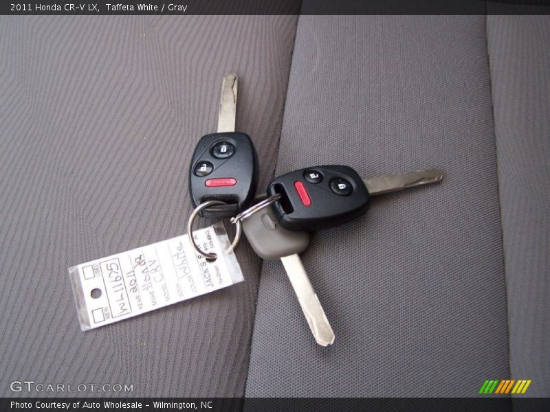 Taffeta White / Gray 2011 Honda CR-V LX