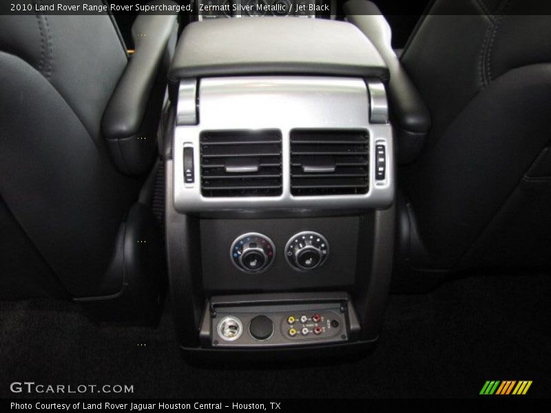Zermatt Silver Metallic / Jet Black 2010 Land Rover Range Rover Supercharged
