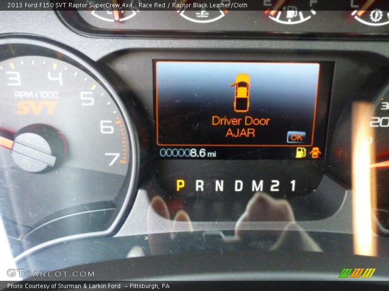 Race Red / Raptor Black Leather/Cloth 2013 Ford F150 SVT Raptor SuperCrew 4x4