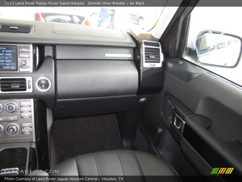 Zermatt Silver Metallic / Jet Black 2010 Land Rover Range Rover Supercharged