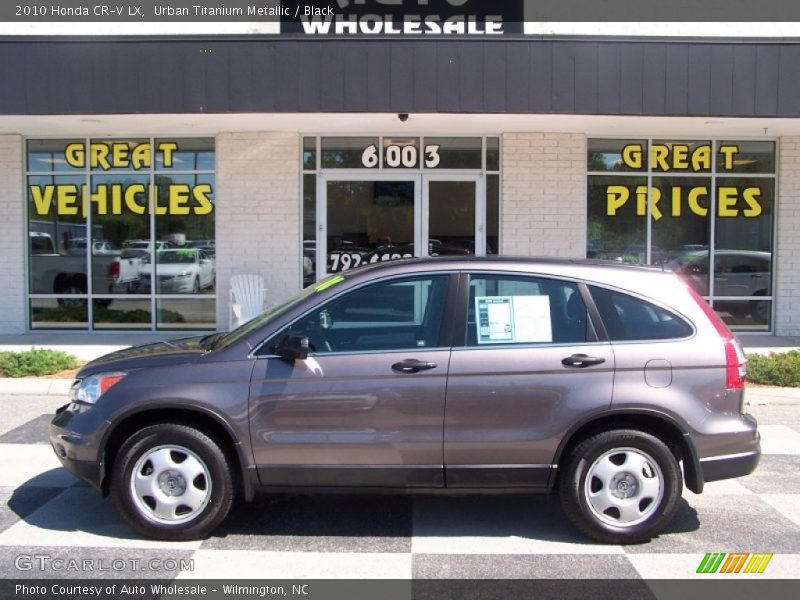 Urban Titanium Metallic / Black 2010 Honda CR-V LX