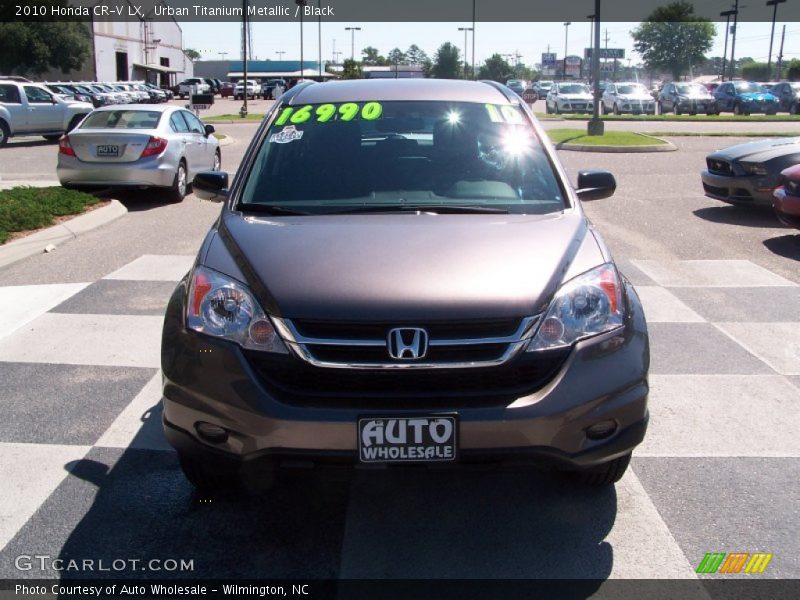 Urban Titanium Metallic / Black 2010 Honda CR-V LX