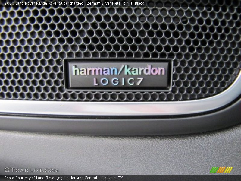 Zermatt Silver Metallic / Jet Black 2010 Land Rover Range Rover Supercharged