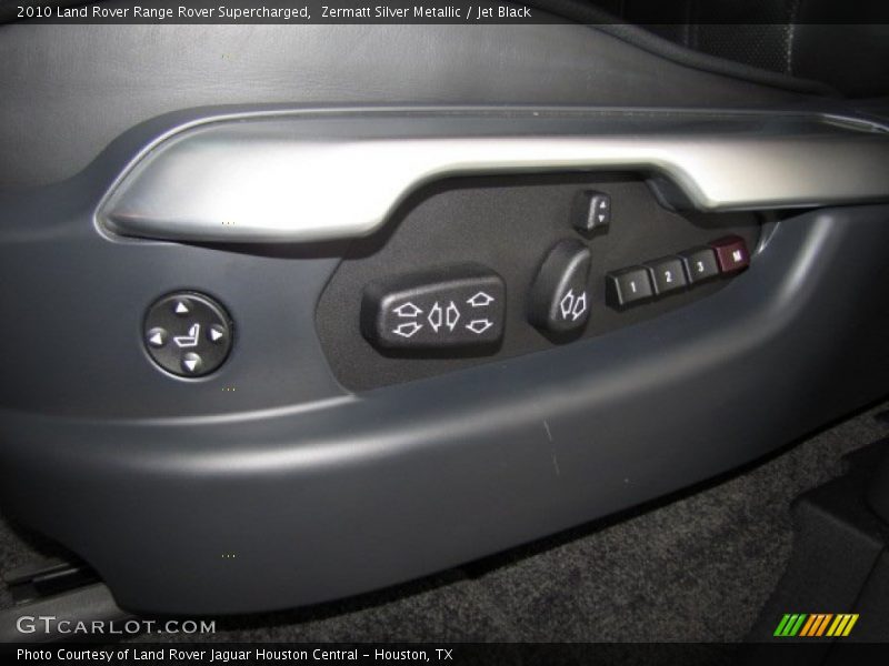 Zermatt Silver Metallic / Jet Black 2010 Land Rover Range Rover Supercharged