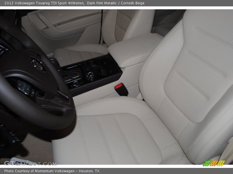 Dark Flint Metallic / Cornsilk Beige 2013 Volkswagen Touareg TDI Sport 4XMotion