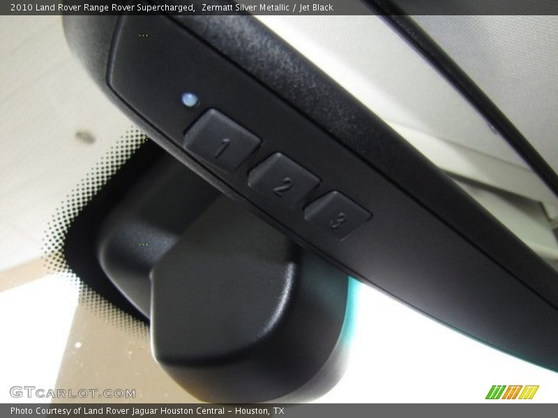 Zermatt Silver Metallic / Jet Black 2010 Land Rover Range Rover Supercharged