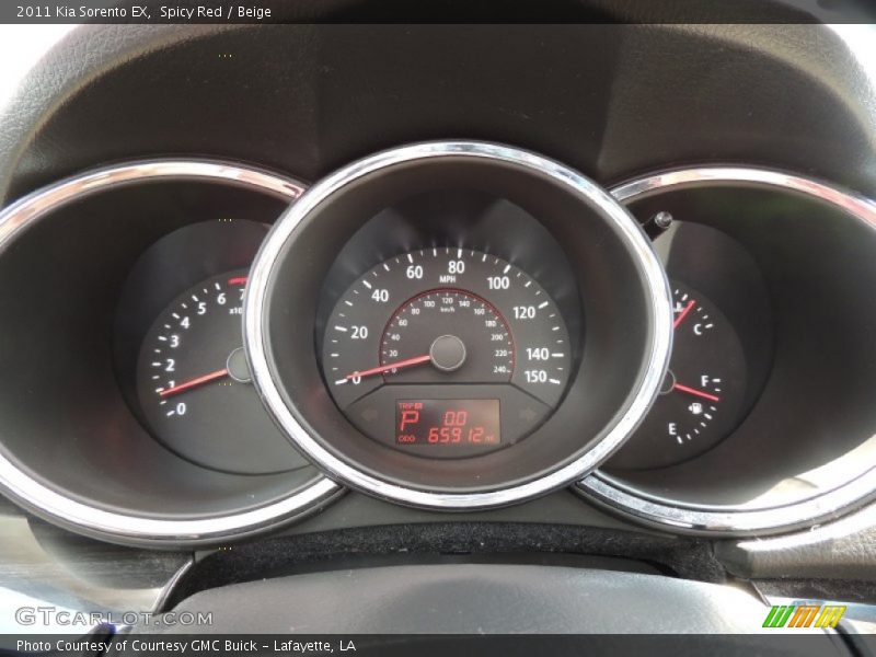 Spicy Red / Beige 2011 Kia Sorento EX