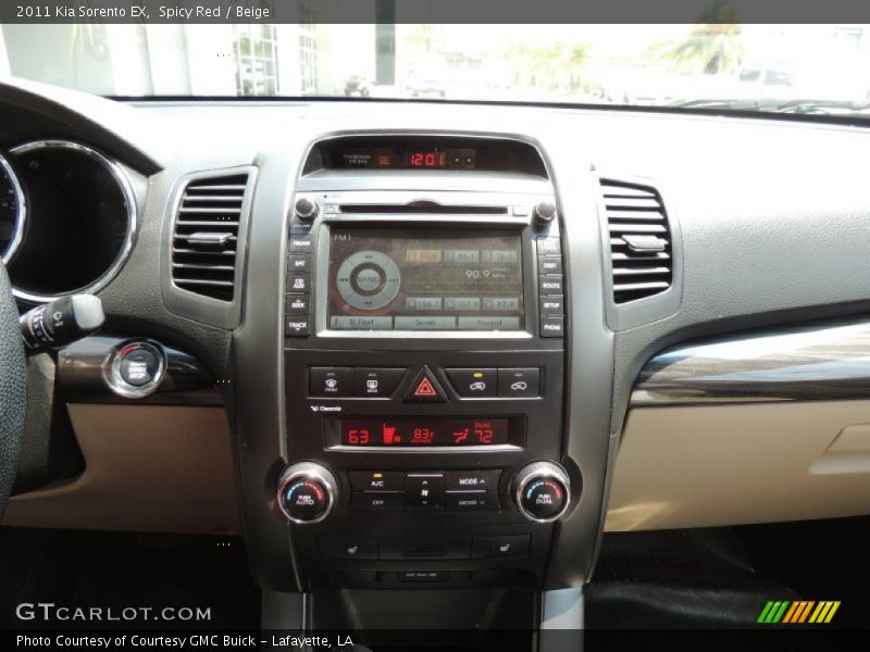 Spicy Red / Beige 2011 Kia Sorento EX