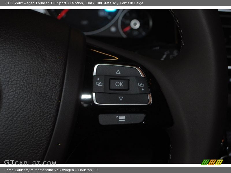 Dark Flint Metallic / Cornsilk Beige 2013 Volkswagen Touareg TDI Sport 4XMotion