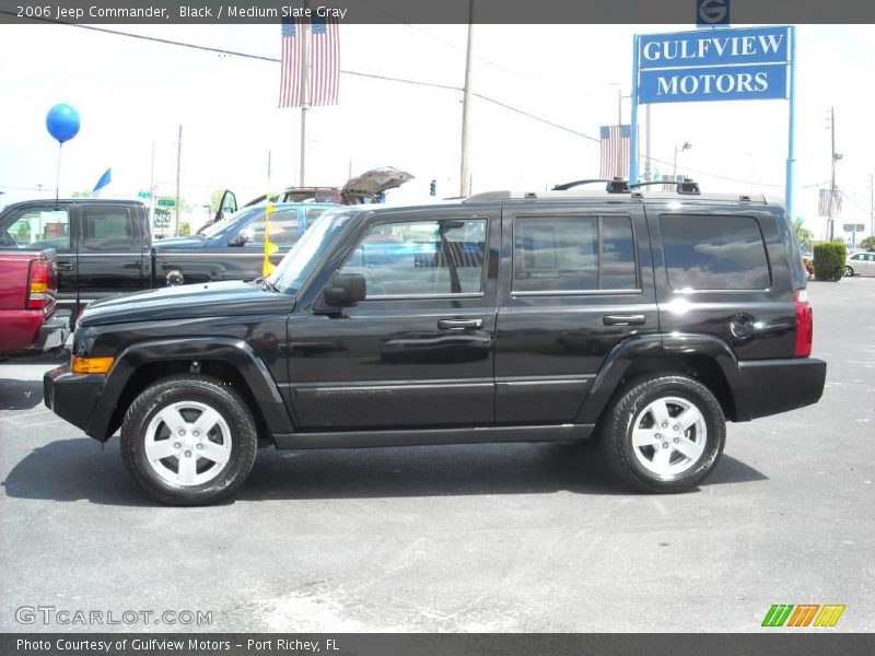 Black / Medium Slate Gray 2006 Jeep Commander
