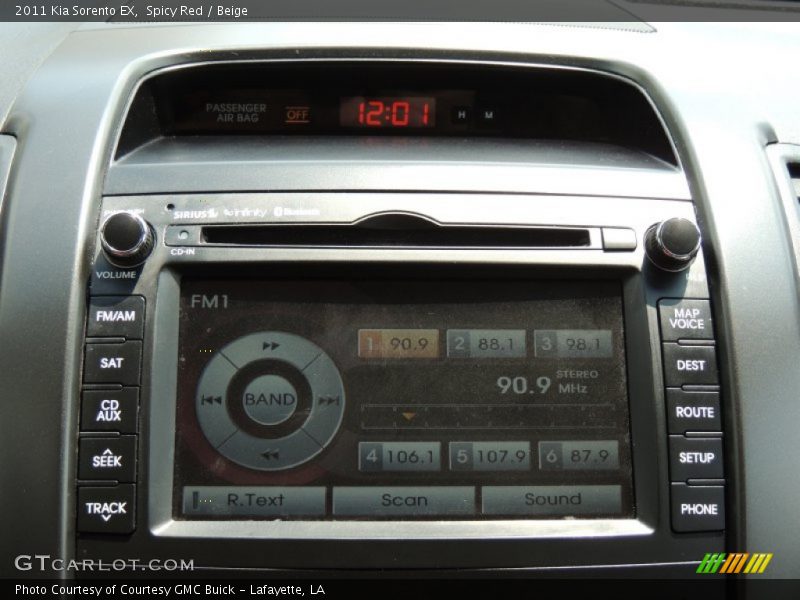Spicy Red / Beige 2011 Kia Sorento EX