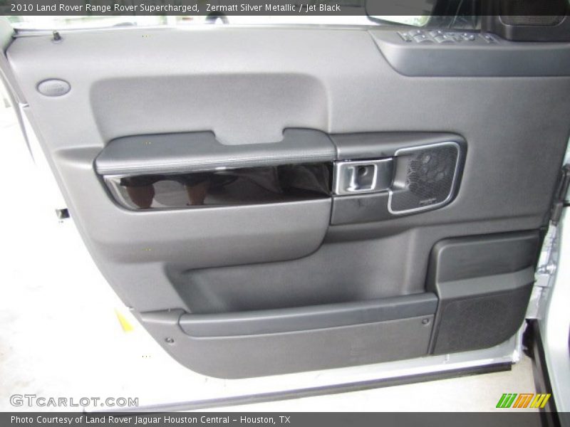 Zermatt Silver Metallic / Jet Black 2010 Land Rover Range Rover Supercharged