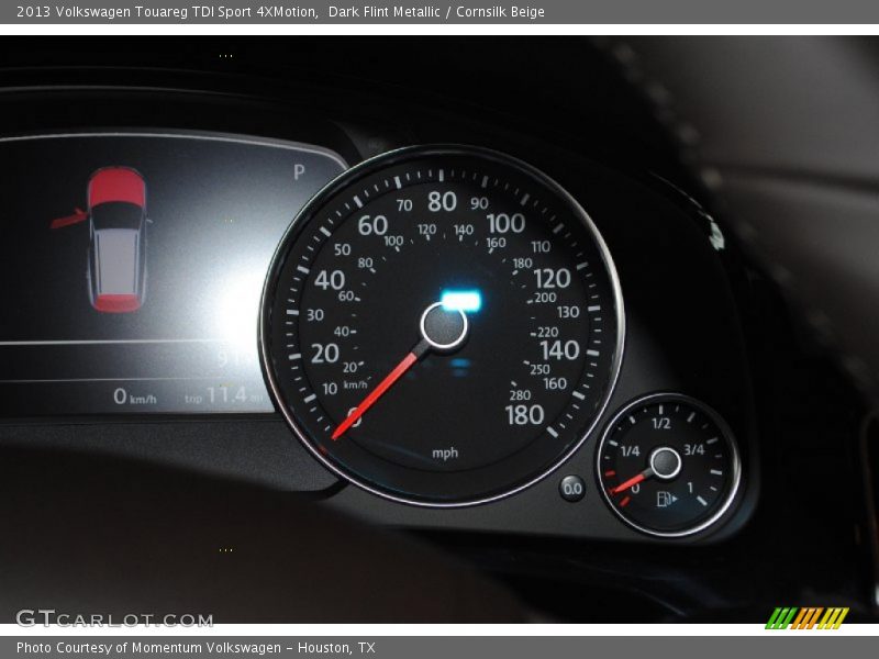 Dark Flint Metallic / Cornsilk Beige 2013 Volkswagen Touareg TDI Sport 4XMotion