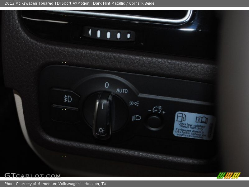 Dark Flint Metallic / Cornsilk Beige 2013 Volkswagen Touareg TDI Sport 4XMotion